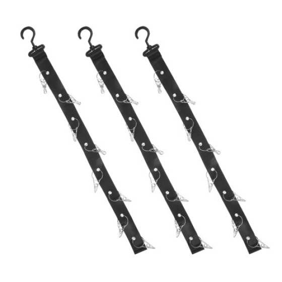 12pcs Adjustable Baseball Cap Organizer Hat Rack for Closet Wall Door